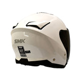 CASCO ABIERTO SMK GTJ BLANCO BRILLANTE