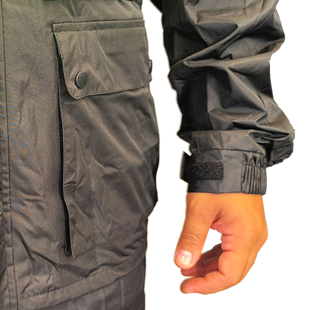 IMPERMEABLE ADVENTURE ATOMIC NEGRO+VERDE