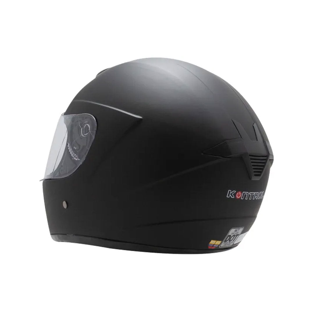 CASCO INTEGRAL KONTROL 878 NEGRO MATE