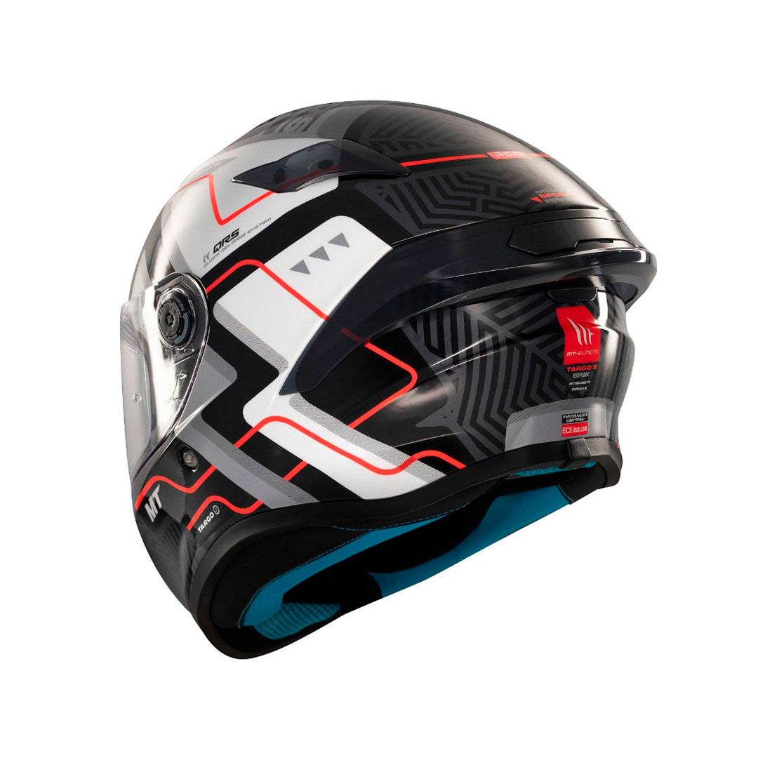 CASCO INTEGRAL TARGO S BRIK C0 BLANCO BRILLO