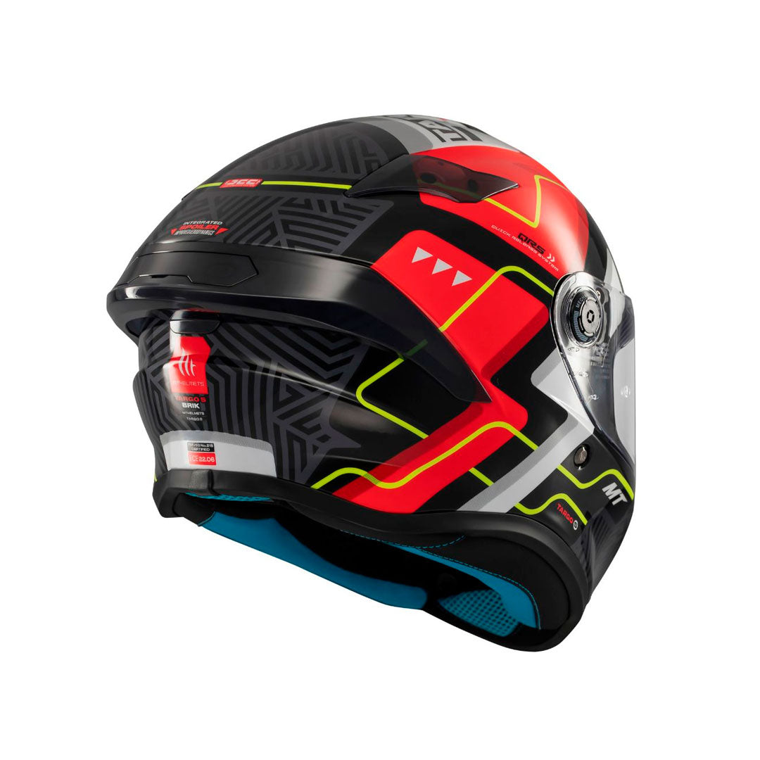 CASCO INTEGRAL TARGO S BRIK C5 ROJO BRILLO