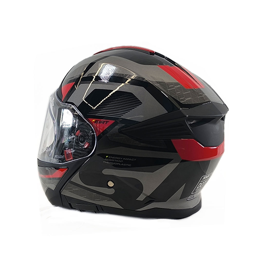 CASCO ABATIBLE SMK GULLWING VENTURE GL263 NEGRO+GRIS+BLANCO+ROJO