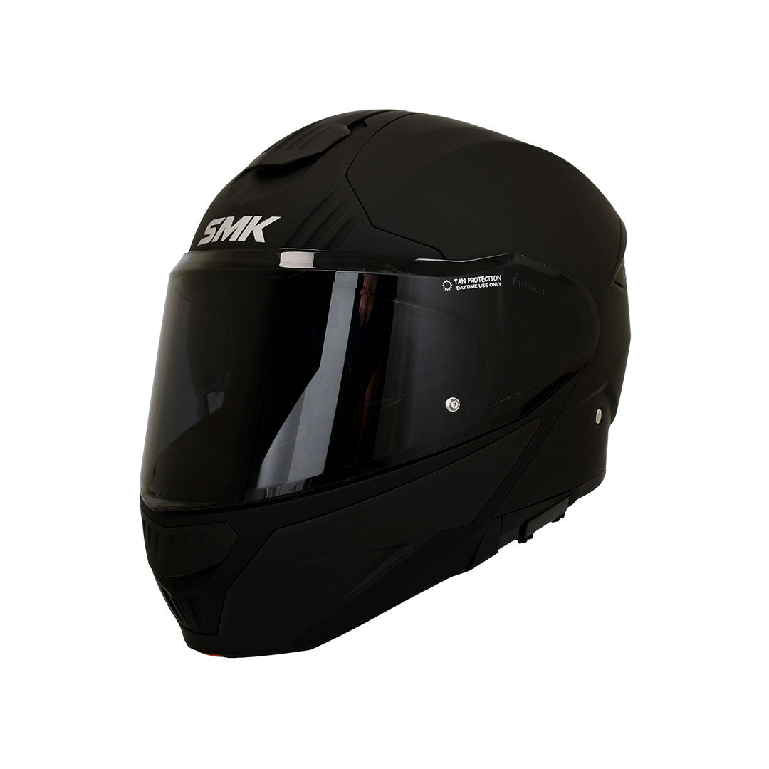 CASCO ABATIBLE SMK GULLWING NEGRO MATE