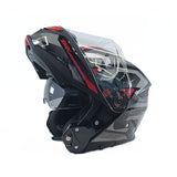 CASCO ABATIBLE SMK GULLWING VENTURE GL263 NEGRO+GRIS+BLANCO+ROJO