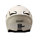 CASCO ABIERTO SMK GTJ BLANCO BRILLANTE