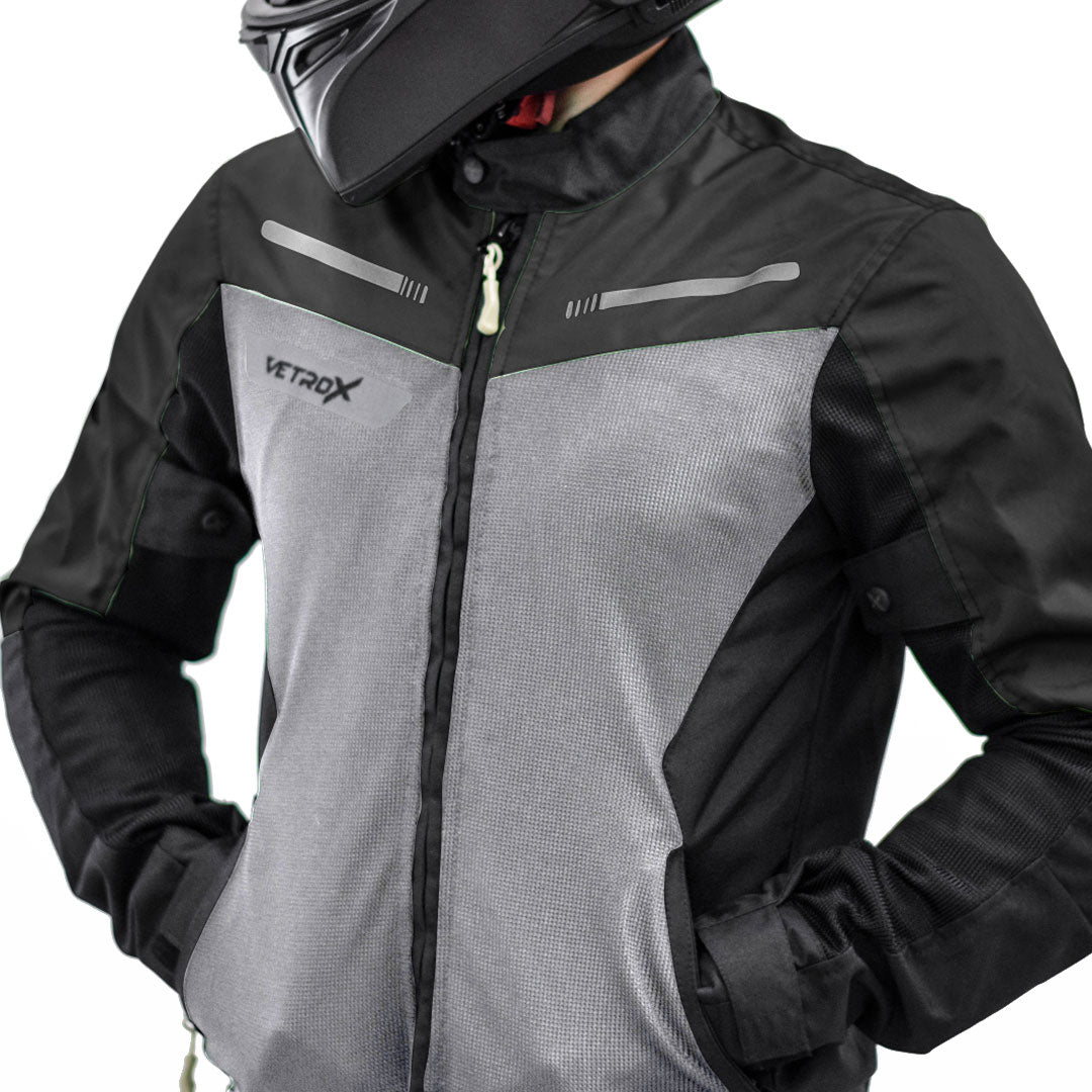 CHAQUETA VETROX STREET NEGRA+GRIS HOMBRE