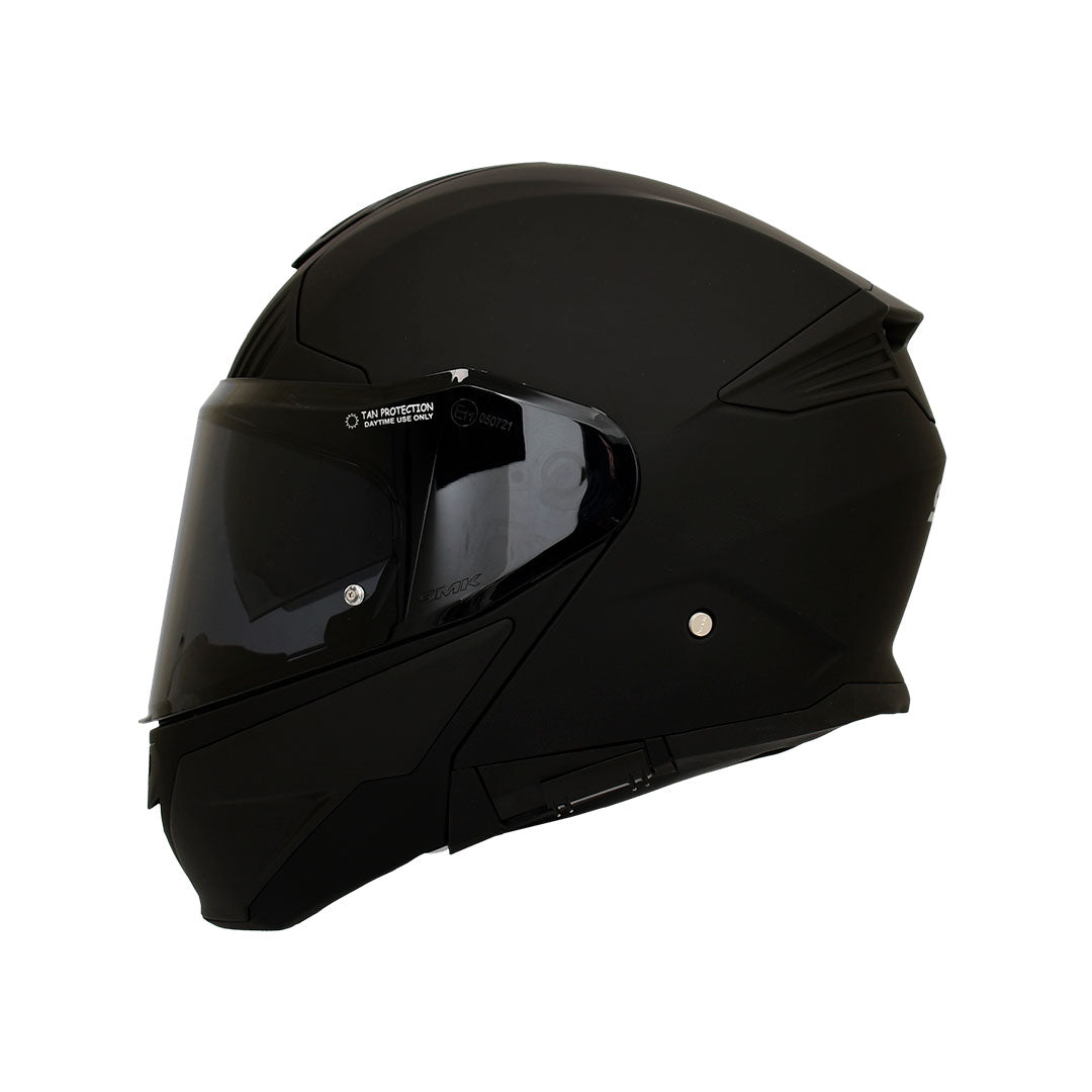 CASCO ABATIBLE SMK GULLWING NEGRO MATE