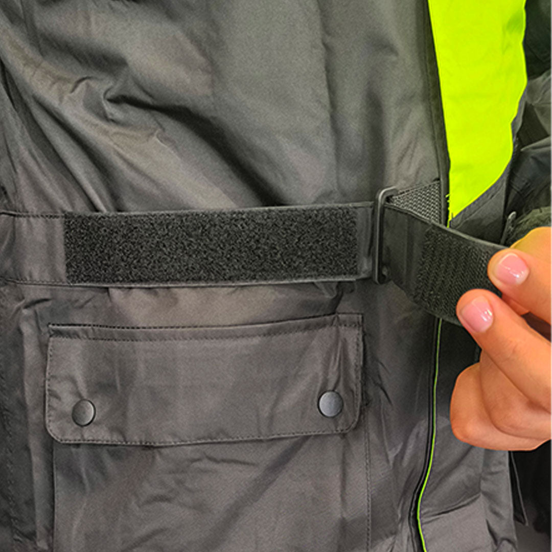 IMPERMEABLE ADVENTURE ATOMIC NEGRO+VERDE