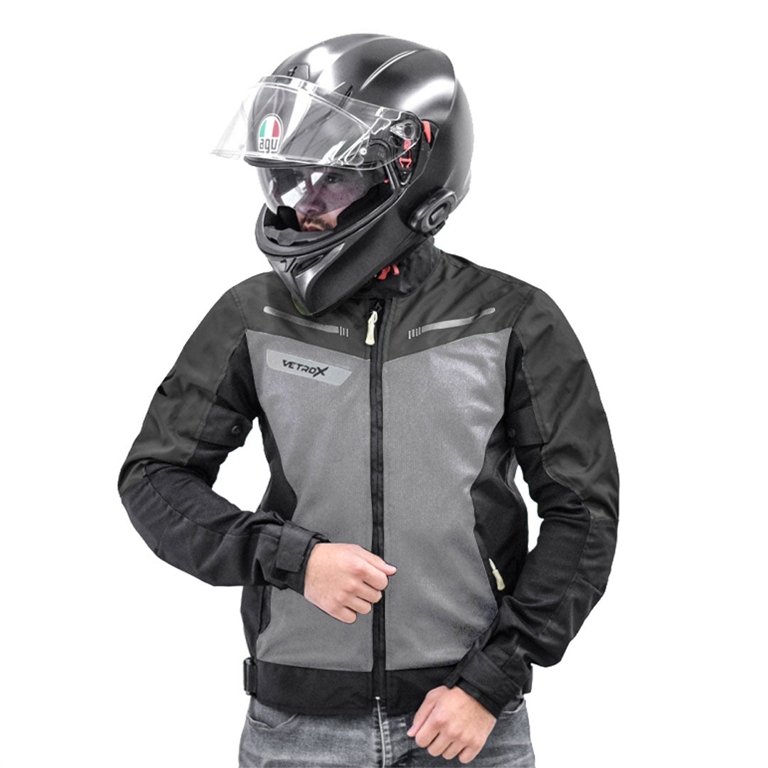 CHAQUETA VETROX STREET NEGRA+GRIS HOMBRE