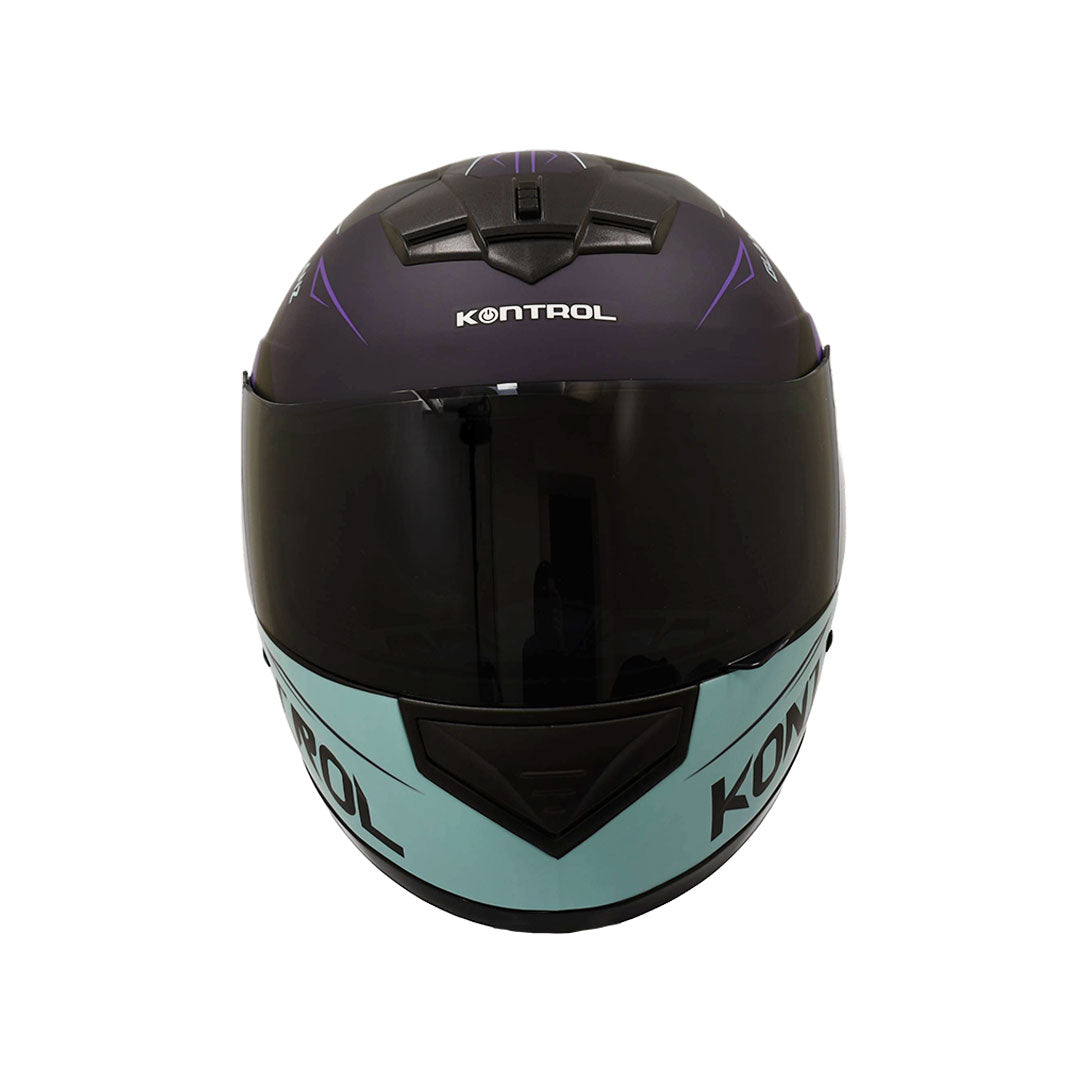 CASCO INTEGRAL KONTROL 878 GLANZ AZUL MORADO