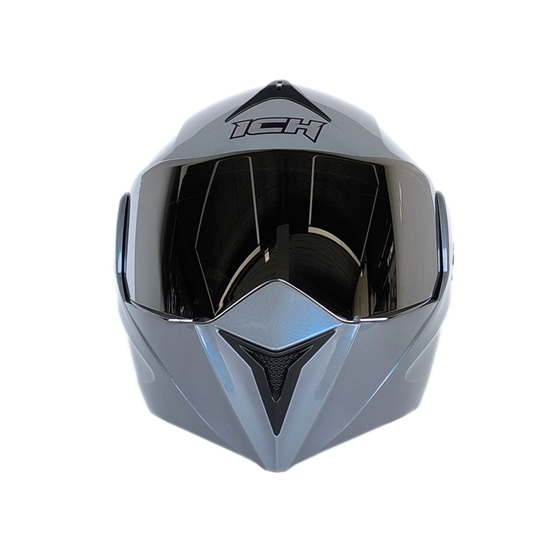 CASCO ABATIBLE ICH 3110 CAMALEÓN GRIS