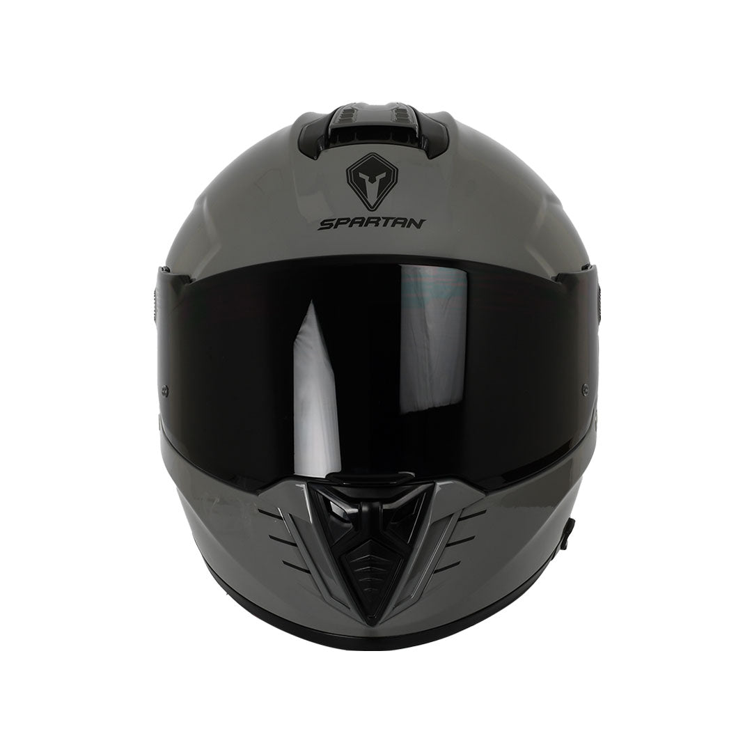 CASCO INTEGRAL SPARTAN HAWK EVO PLANO A12 GRIS BRILLANTE