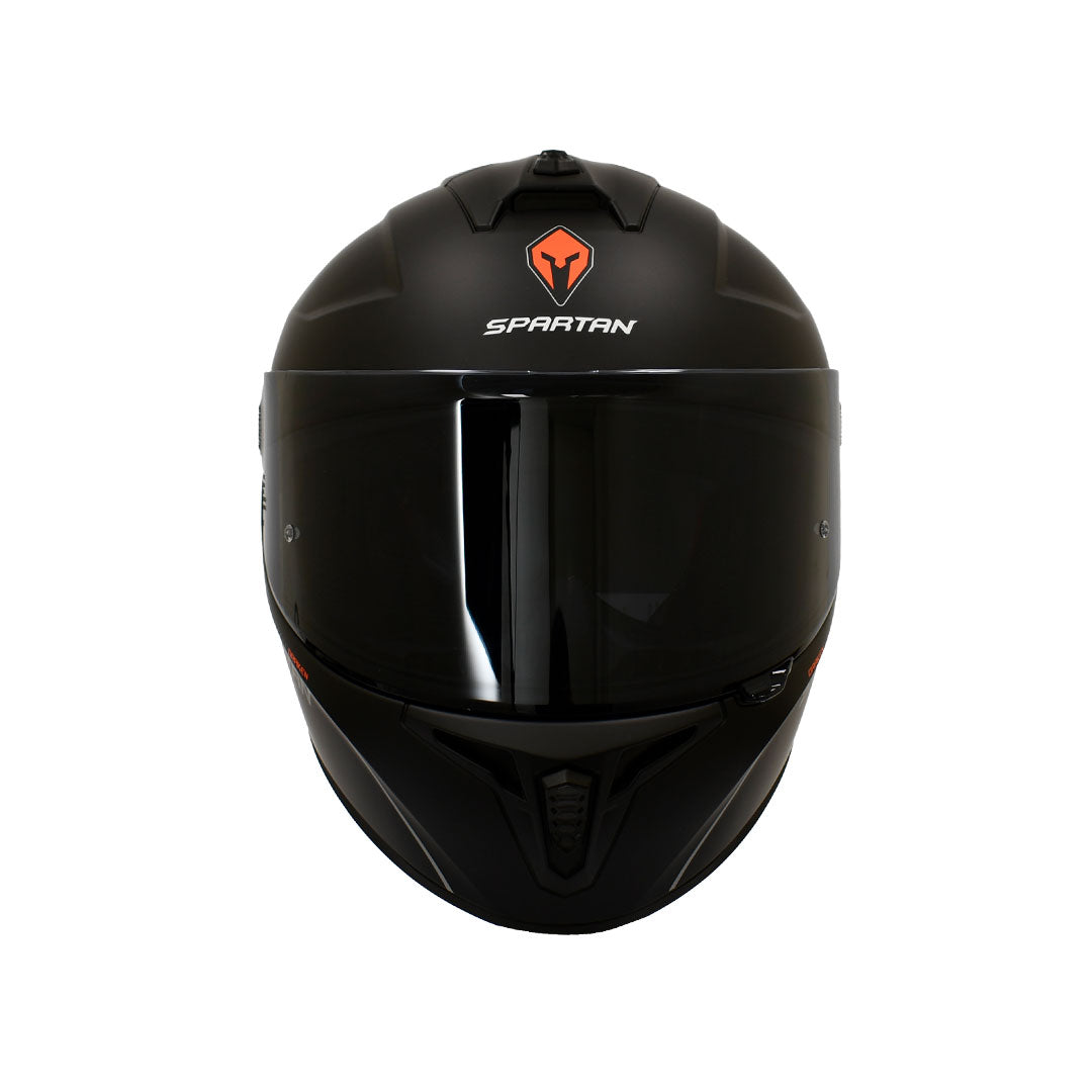 CASCO INTEGRAL SPARTAN DRAKEN NEGRO MATE