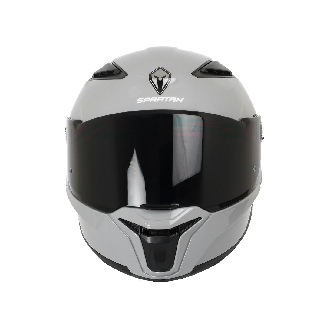 CASCO INTEGRAL SPARTAN PANTHER SV PLANO A2 GRIS BRILLANTE