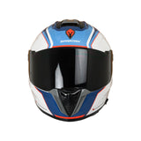 CASCO INTEGRAL SPARTAN HAWK EVO TITAN A7 BLANCO+ROJO+AZUL