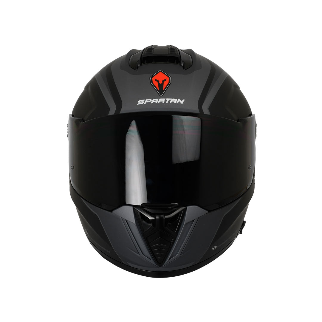 CASCO INTEGRAL SPARTAN HAWK EVO TITAN B2 GRIS MATE