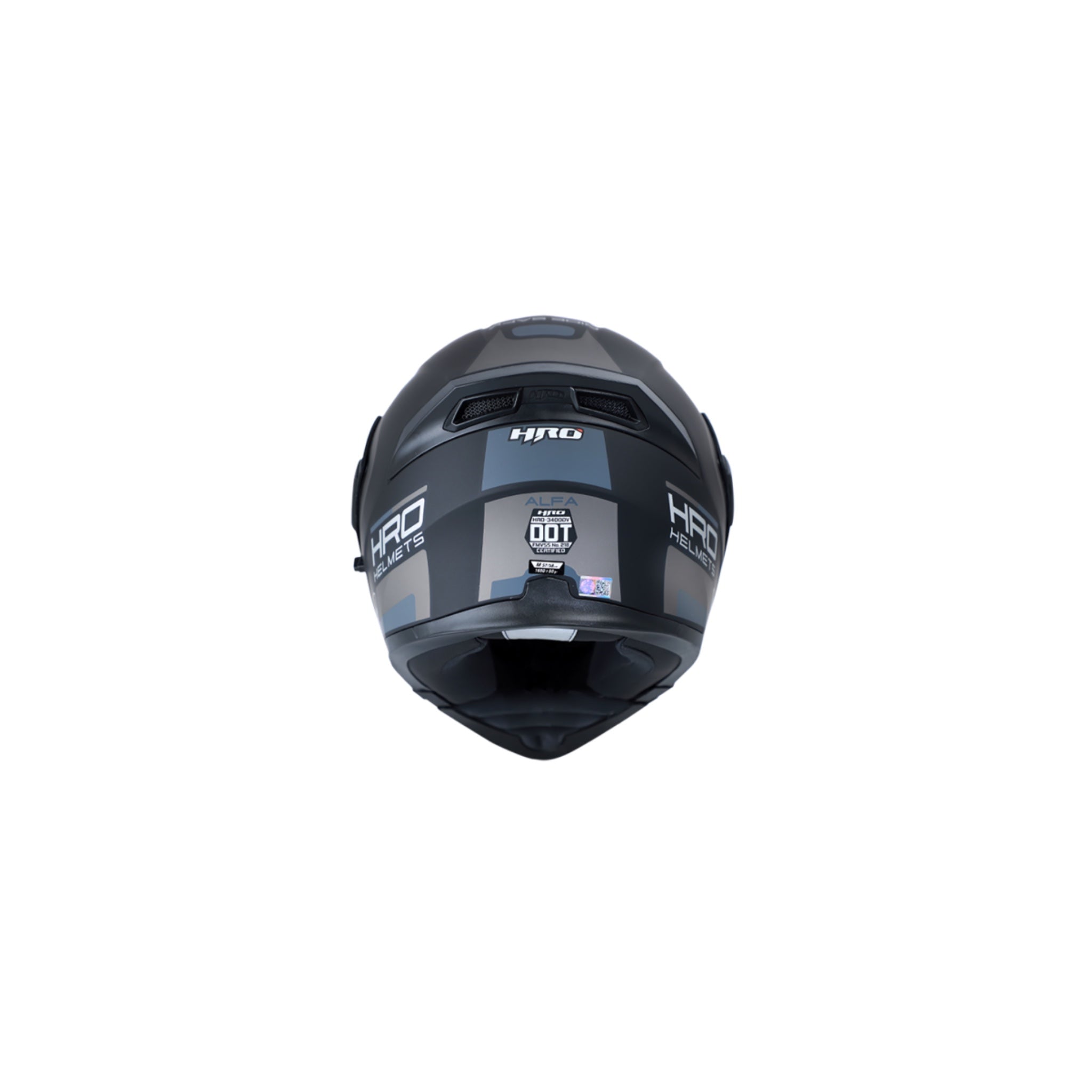 CASCO HRO 3400 ABATIBLE ALFA NEGRO GRIS