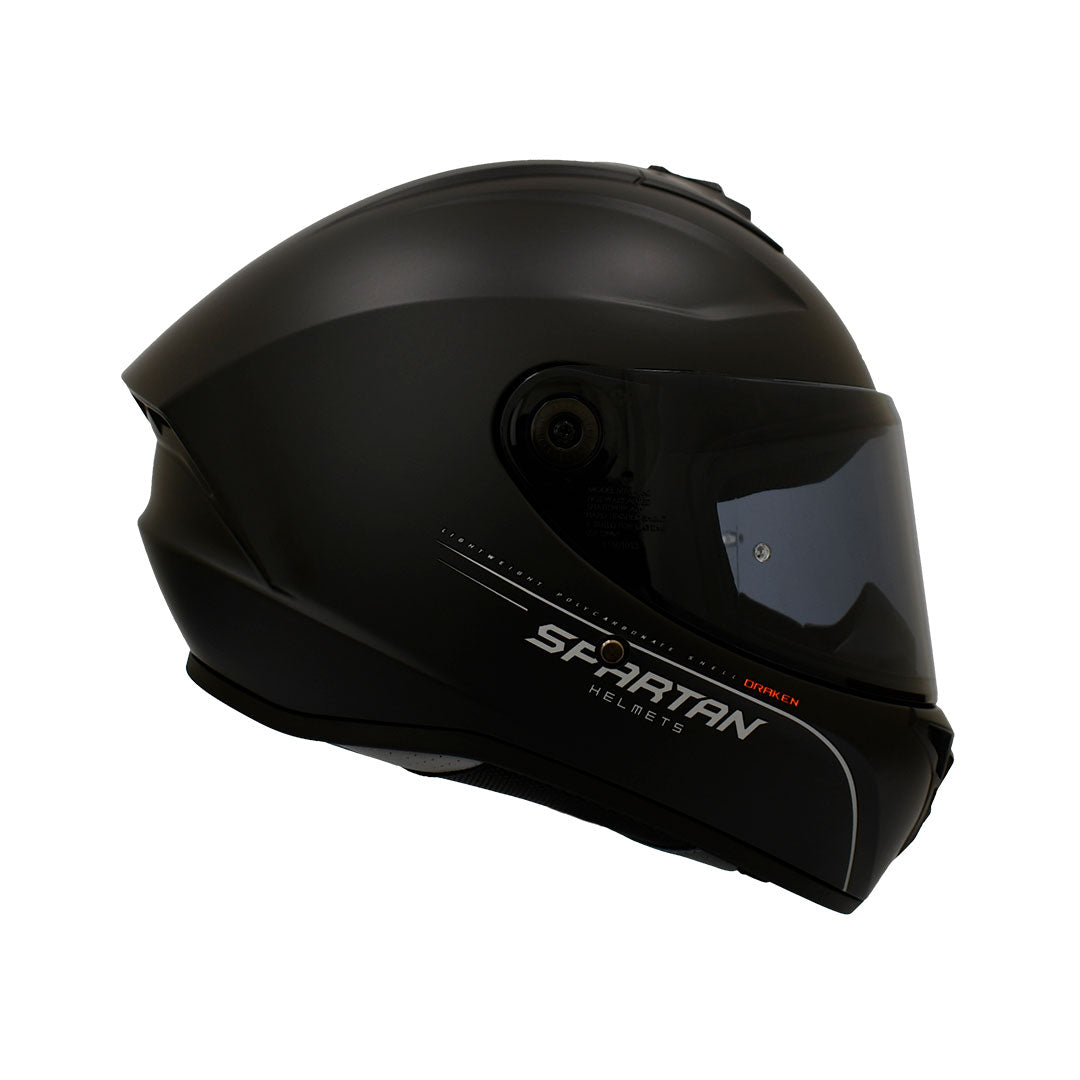 CASCO INTEGRAL SPARTAN DRAKEN NEGRO MATE