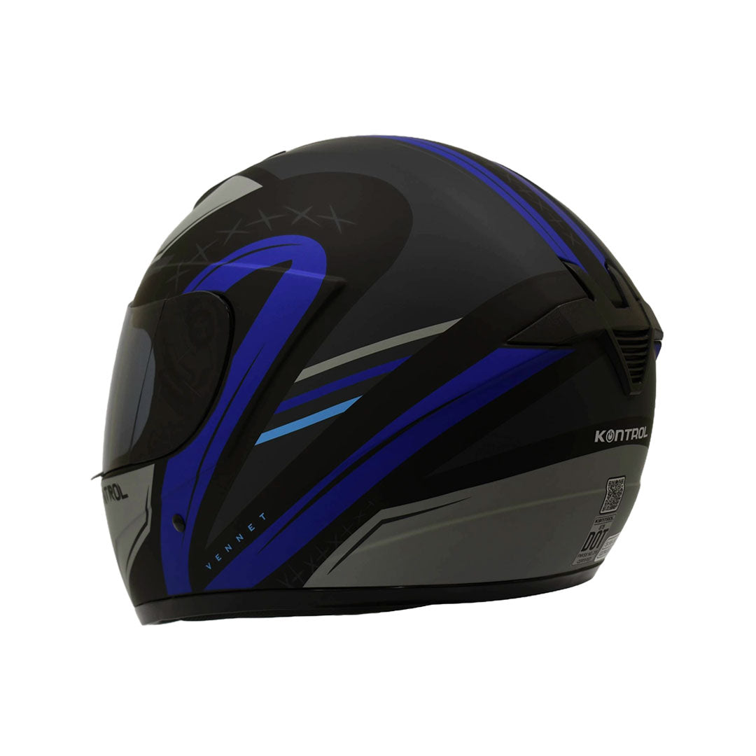 CASCO INTEGRAL KONTROL 878 VENNET AZUL