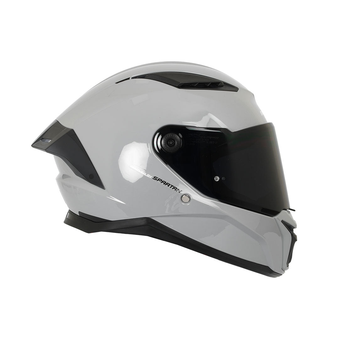 CASCO INTEGRAL SPARTAN PANTHER SV PLANO A2 GRIS BRILLANTE
