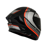 CASCO INTEGRAL SPARTAN PANTHER SV TRIBUTE B5 NEGRO+GRIS+NARANJA
