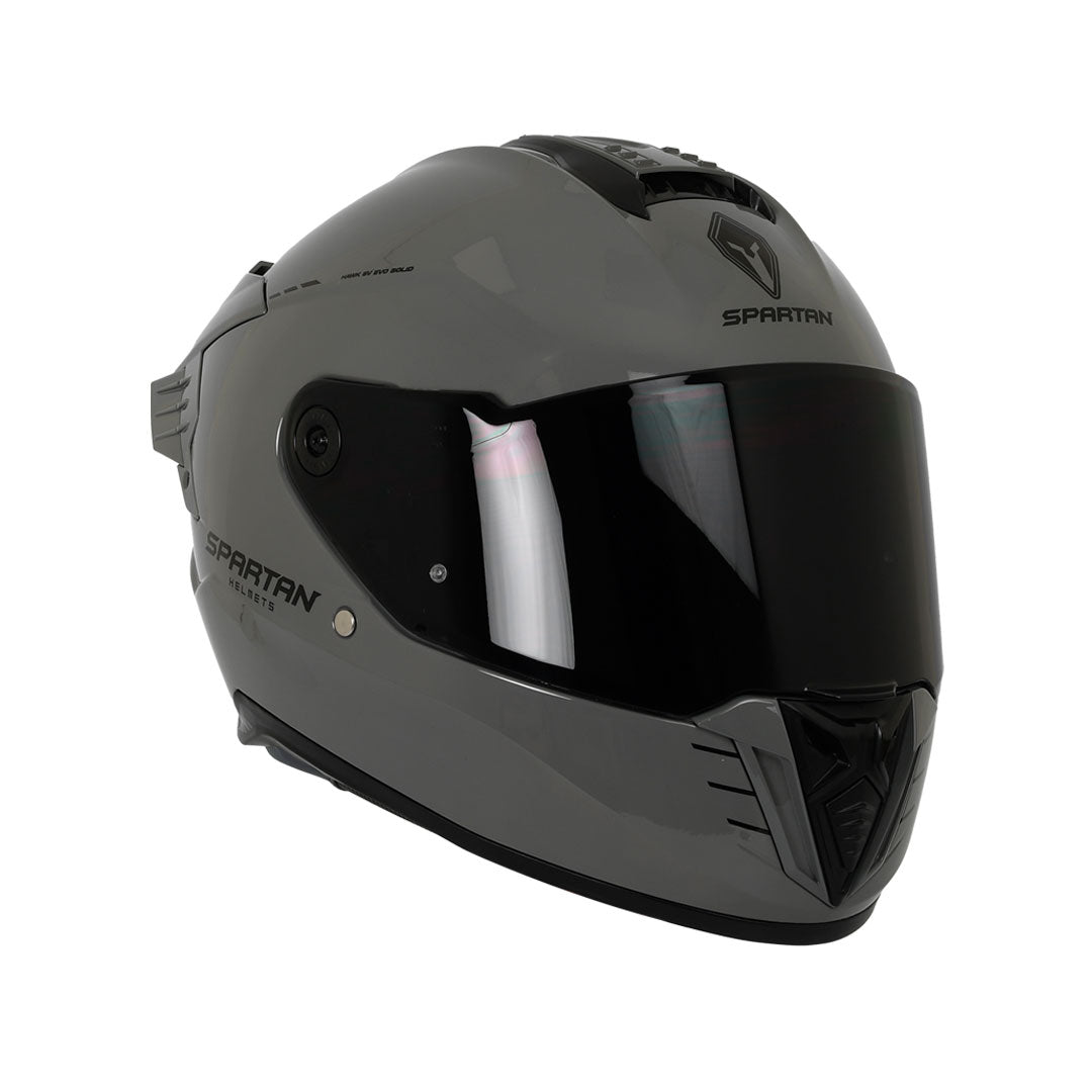 CASCO INTEGRAL SPARTAN HAWK EVO PLANO A12 GRIS BRILLANTE
