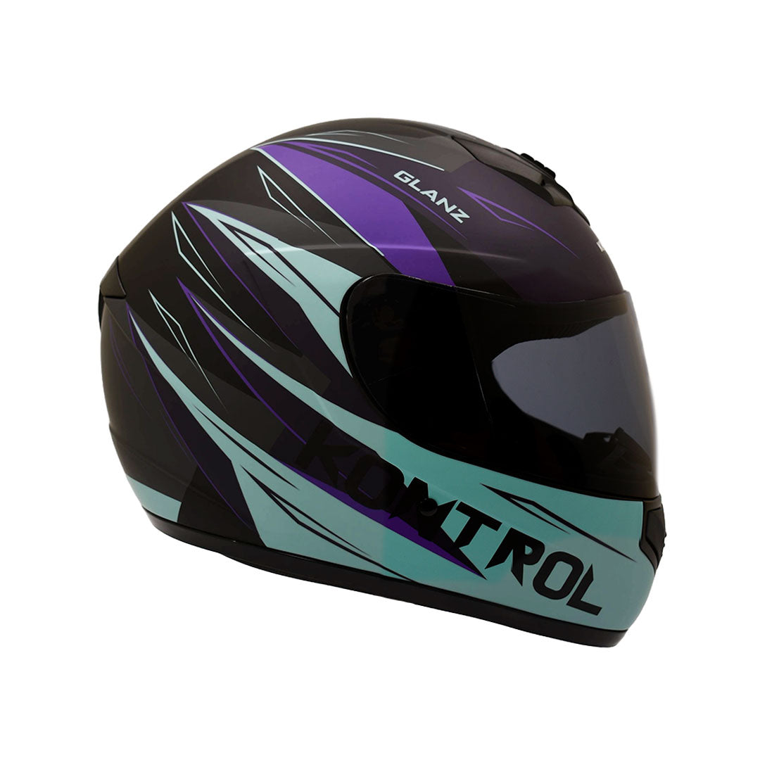CASCO INTEGRAL KONTROL 878 GLANZ AZUL MORADO