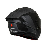 CASCO INTEGRAL SPARTAN HAWK EVO TITAN B2 GRIS MATE