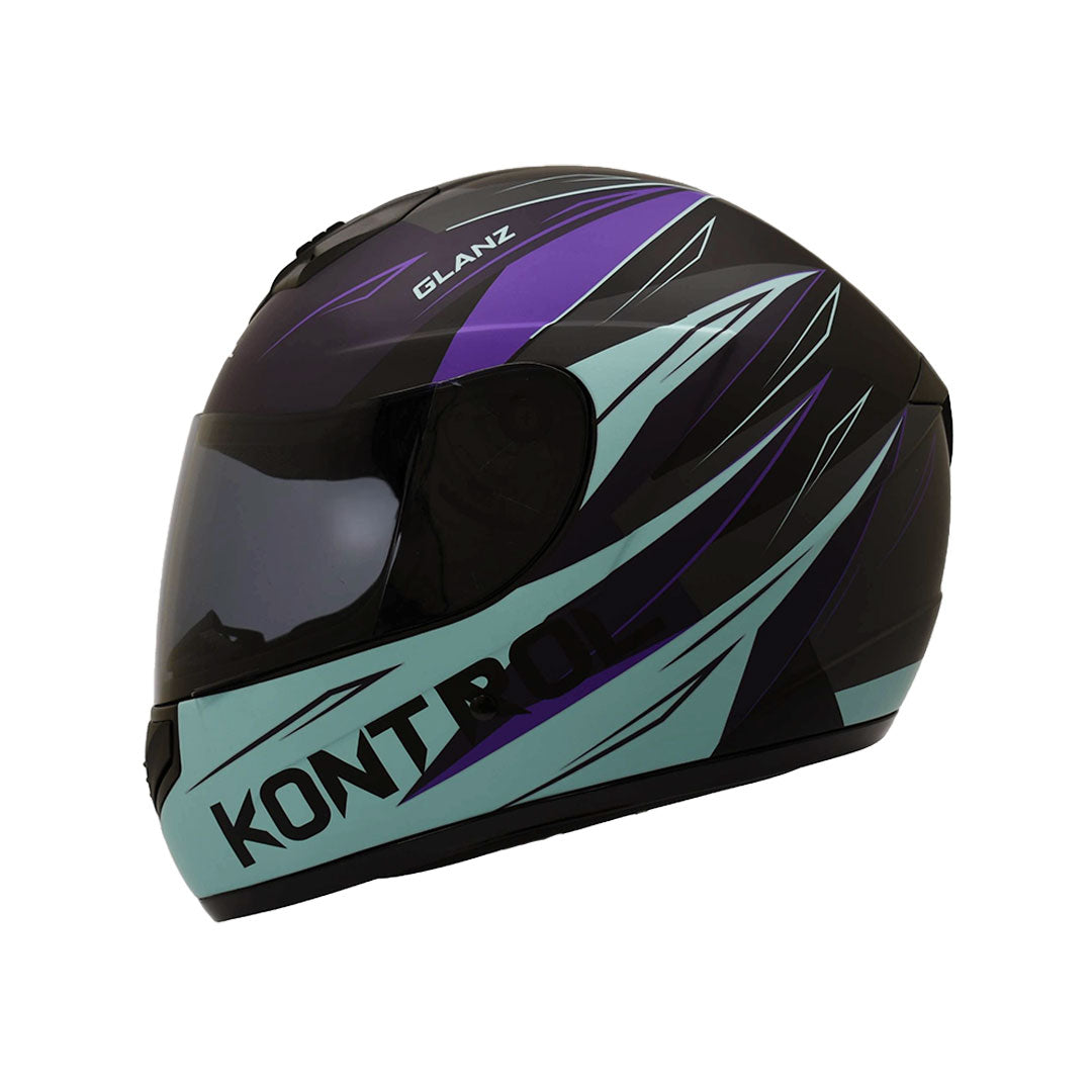CASCO INTEGRAL KONTROL 878 GLANZ AZUL MORADO