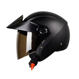 CASCO ABIERTO ICH 102 NEGRO MATE