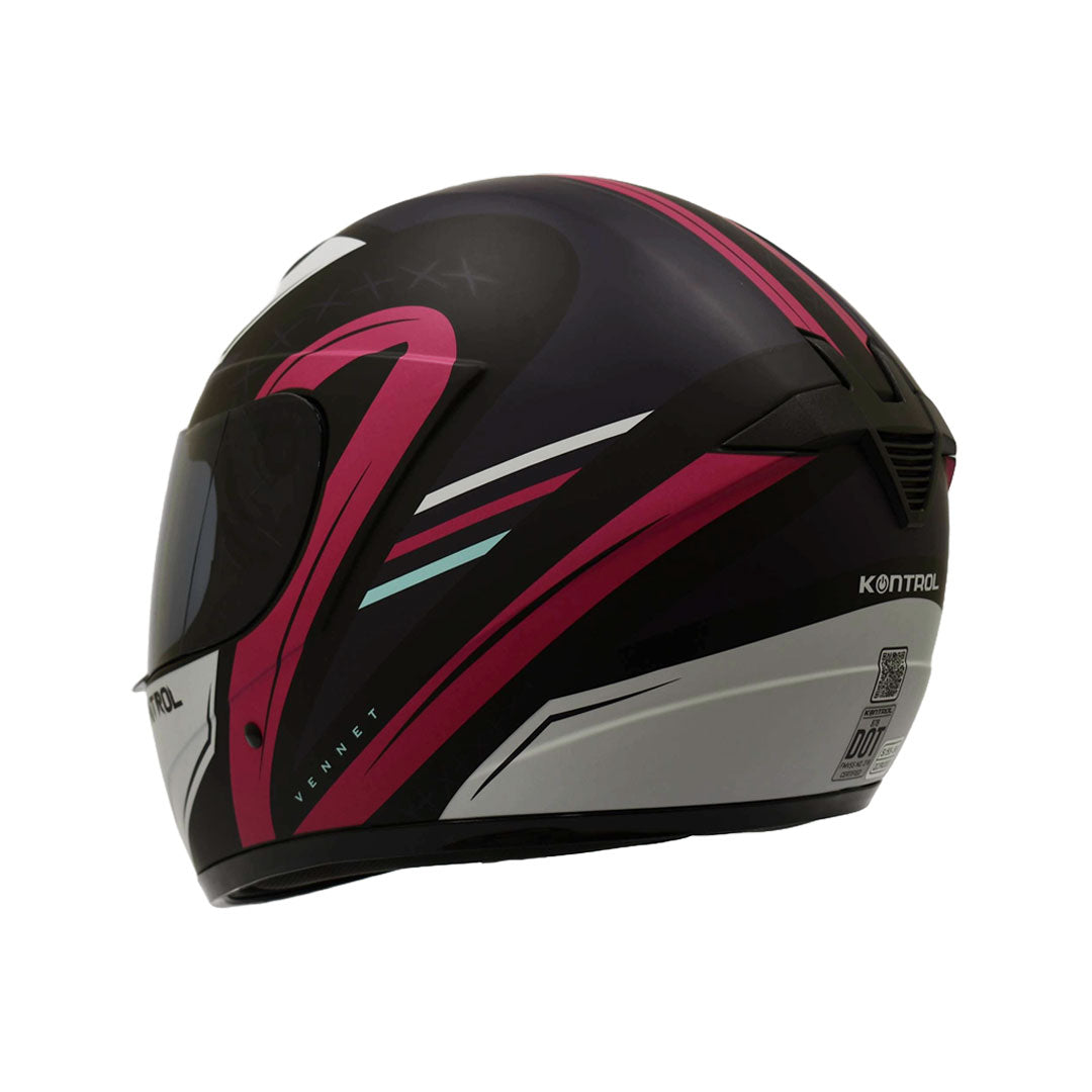 CASCO INTEGRAL KONTROL 878 VENNET ROSADO