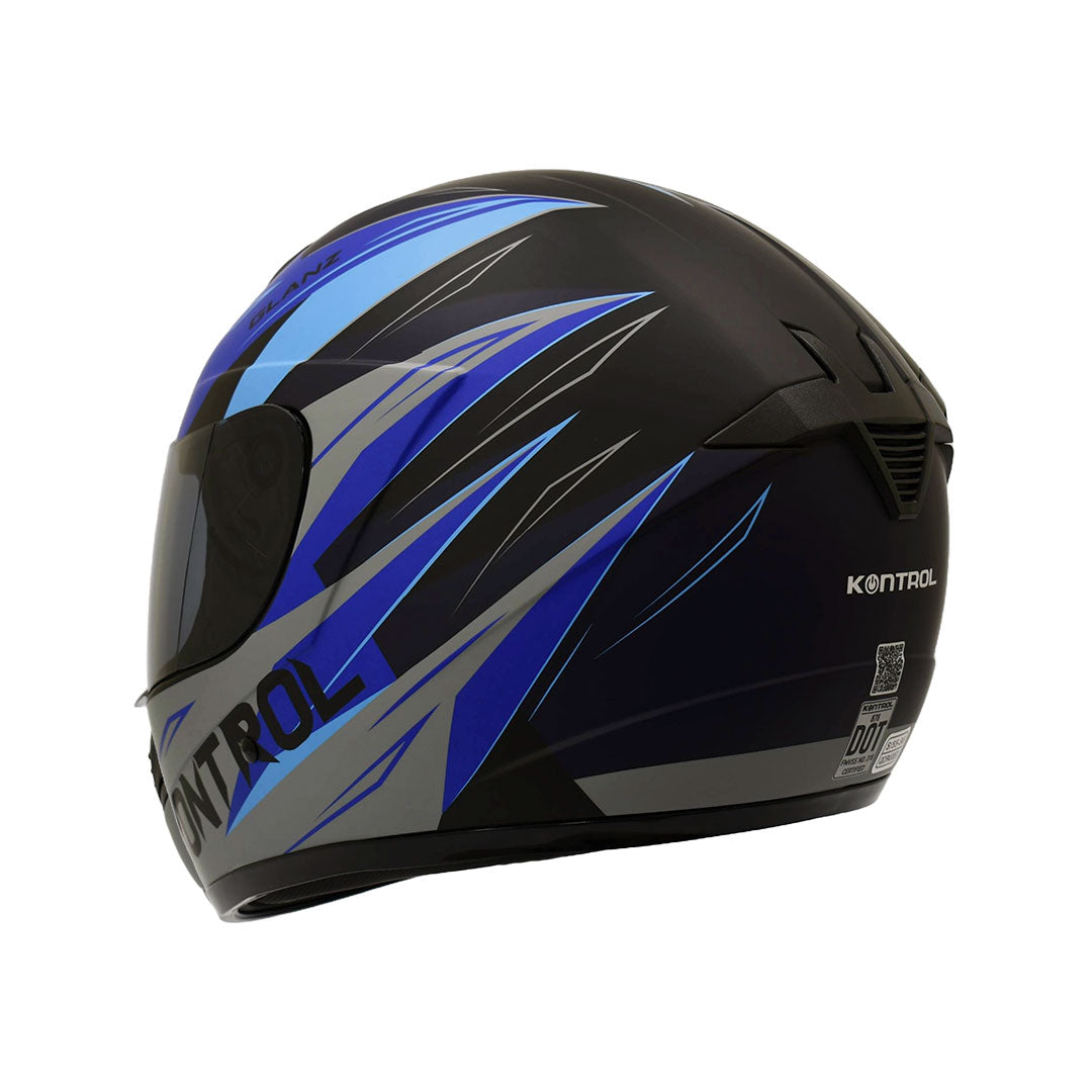 CASCO INTEGRAL KONTROL 878 GLANZ AZUL