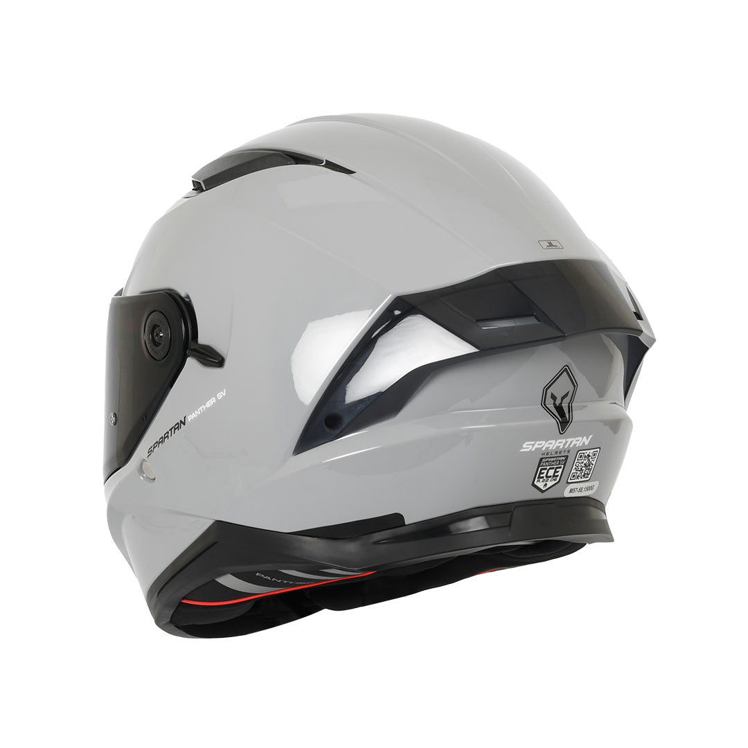 CASCO INTEGRAL SPARTAN PANTHER SV PLANO A2 GRIS BRILLANTE