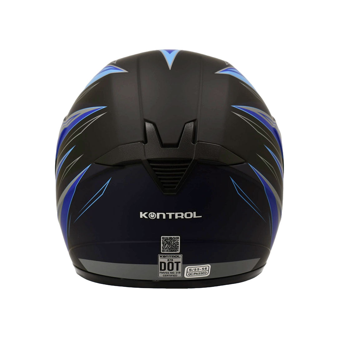 CASCO INTEGRAL KONTROL 878 GLANZ AZUL