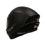 CASCO INTEGRAL SPARTAN DRAKEN NEGRO MATE