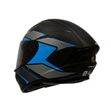 CASCO INTEGRAL SPARTAN DRAKEN S SUN RAY B7 NEGRO+AZUL