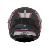 CASCO INTEGRAL SPARTAN PANTHER SV TRIBUTE D18 GRIS+FUCSIA