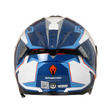 CASCO INTEGRAL SPARTAN HAWK EVO TITAN A7 BLANCO+ROJO+AZUL