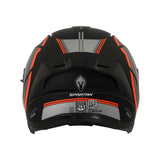 CASCO INTEGRAL SPARTAN PANTHER SV TRIBUTE B5 NEGRO+GRIS+NARANJA