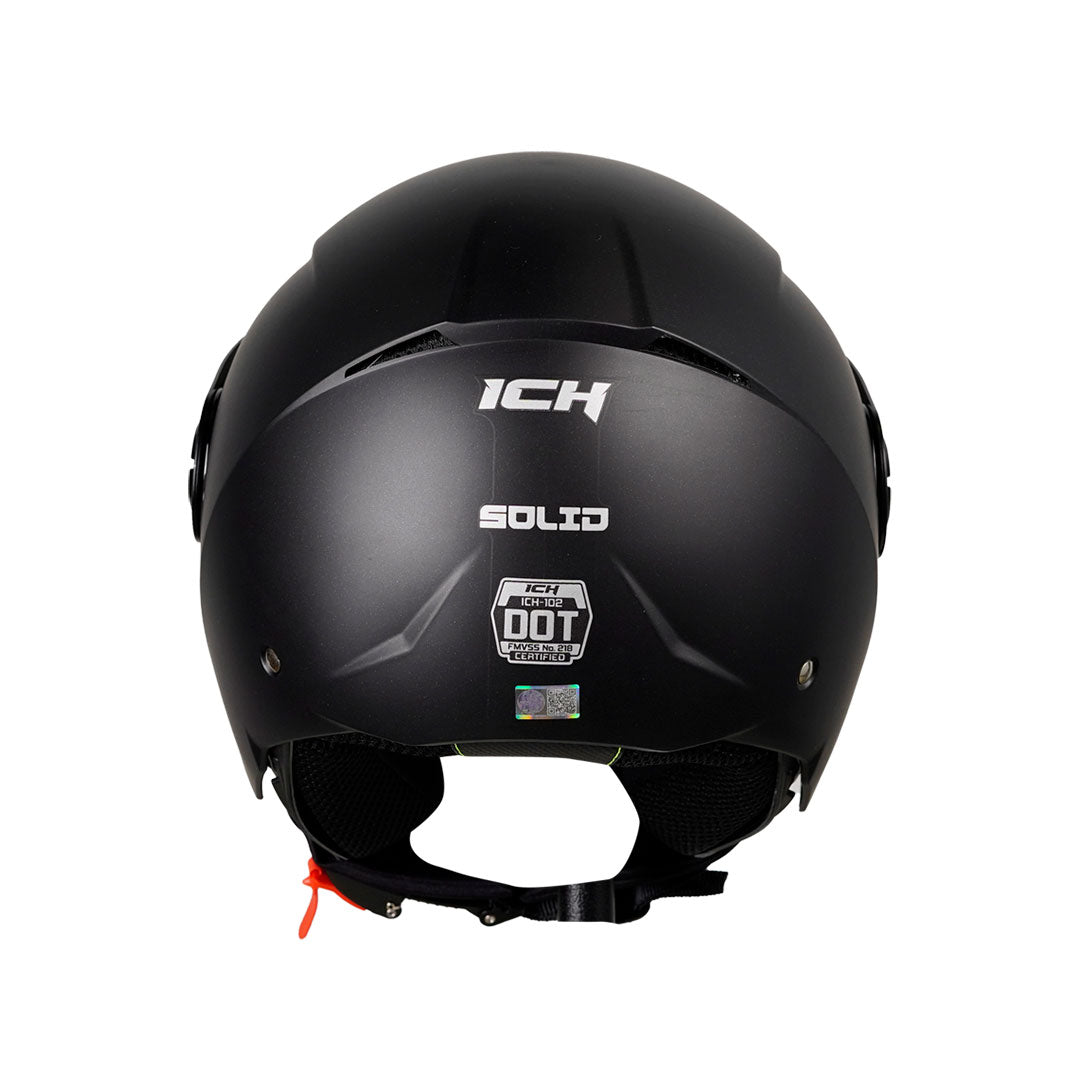 CASCO ABIERTO ICH 102 NEGRO MATE
