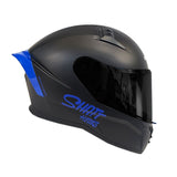 CASCO INTEGRAL SHAFT 504 NEGRO+AZUL SMOKE