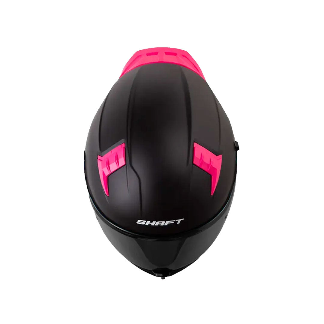 CASCO INTEGRAL SHAFT 504 NEGRO+FUCSIA VISOR SMOKE