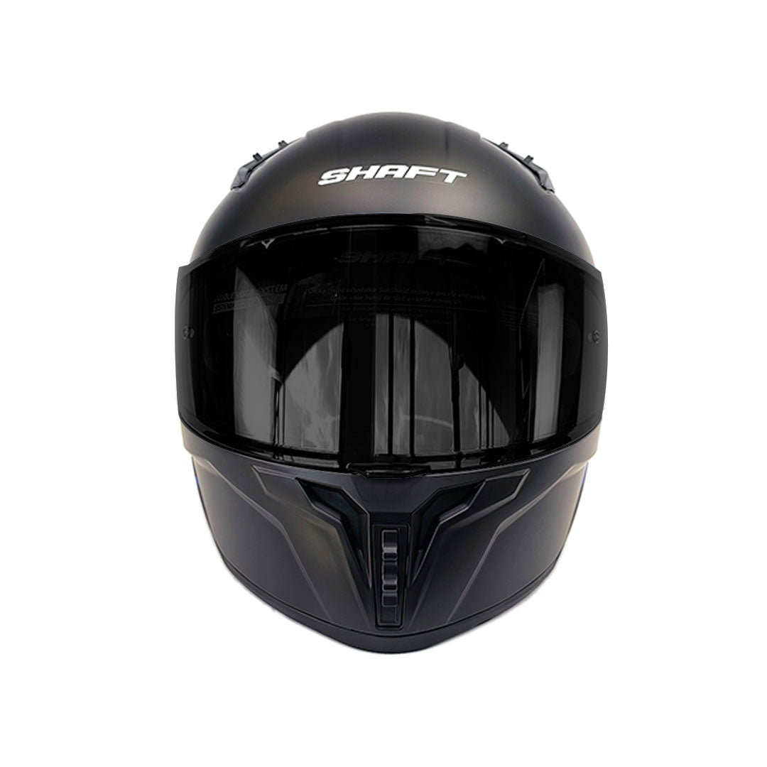 CASCO INTEGRAL SHAFT 504 NEGRO+AZUL SMOKE