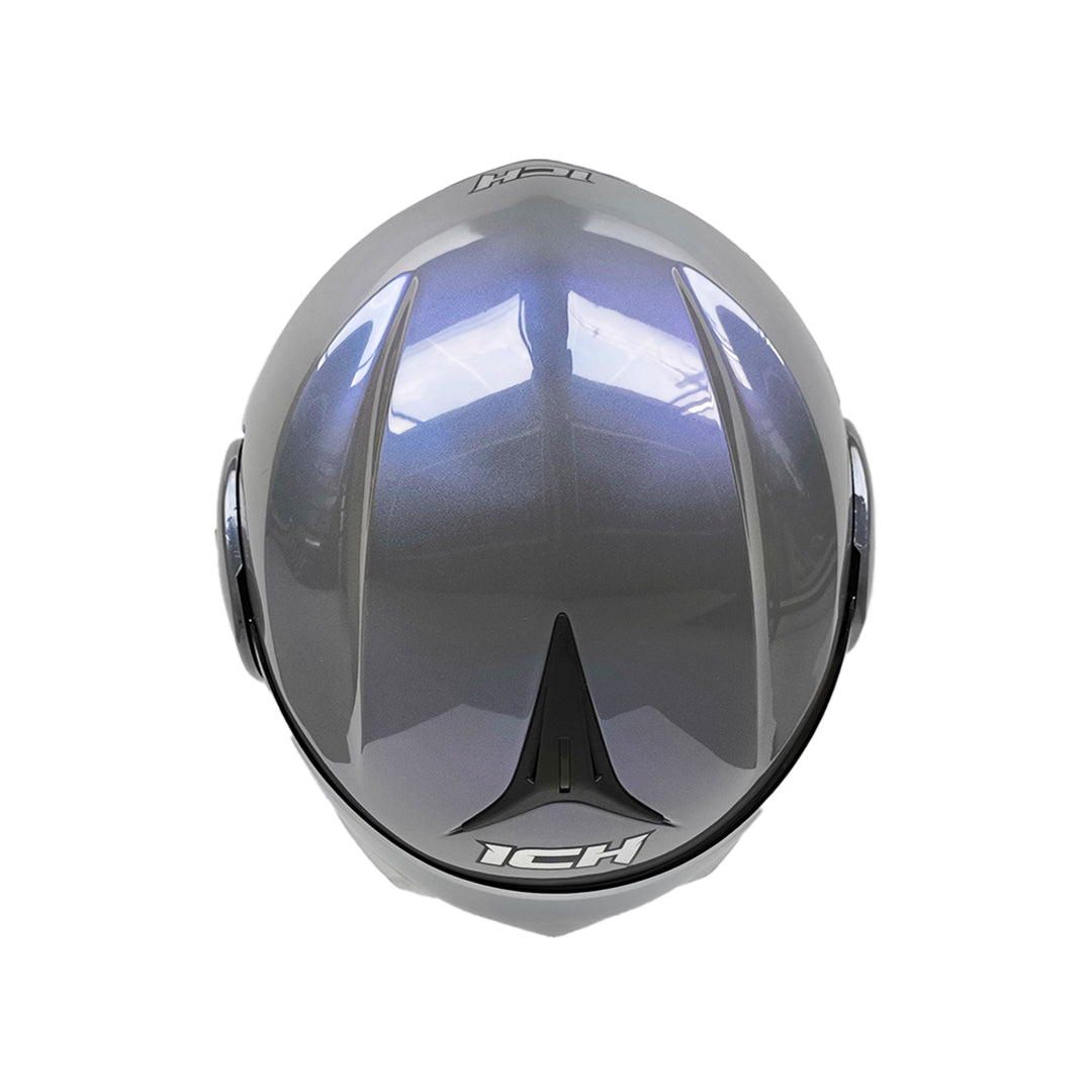 CASCO ABATIBLE ICH 3110 CAMALEÓN GRIS