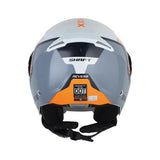 CASCO ABIERTO SHAFT 212 REVERB GRIS+NARANJA