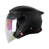 CASCO ABIERTO SHAFT PRO 343 DV NEGRO+FUCSIA