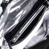 MORRAL NEGRO+AZUL TIPO DRY BAG 26 LT.