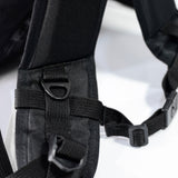 MORRAL NEGRO+AZUL TIPO DRY BAG 26 LT.