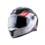 CASCO INTEGRAL SPARTAN DIM BLANCO+AZUL+ROJO