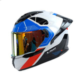 CASCO INTEGRAL LS2 FF806 RAZOR BLANCO PERLA+ROJO